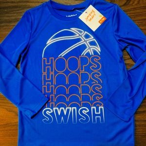 NWT BOYS JUMPING BEANS SIZE 6 BASKETBALL TEE